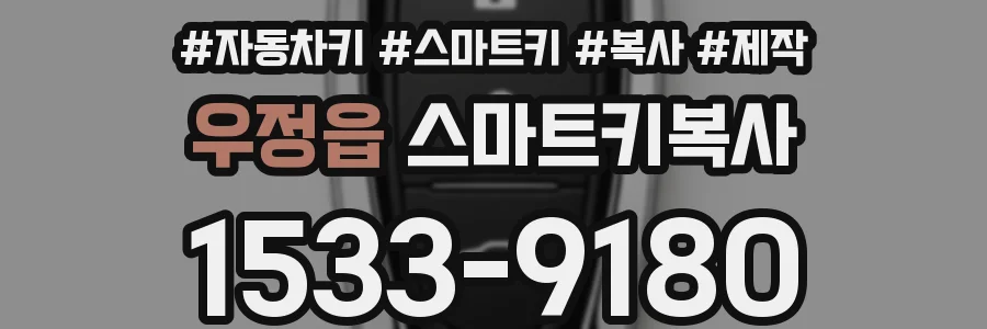 우정읍 스마트키복사