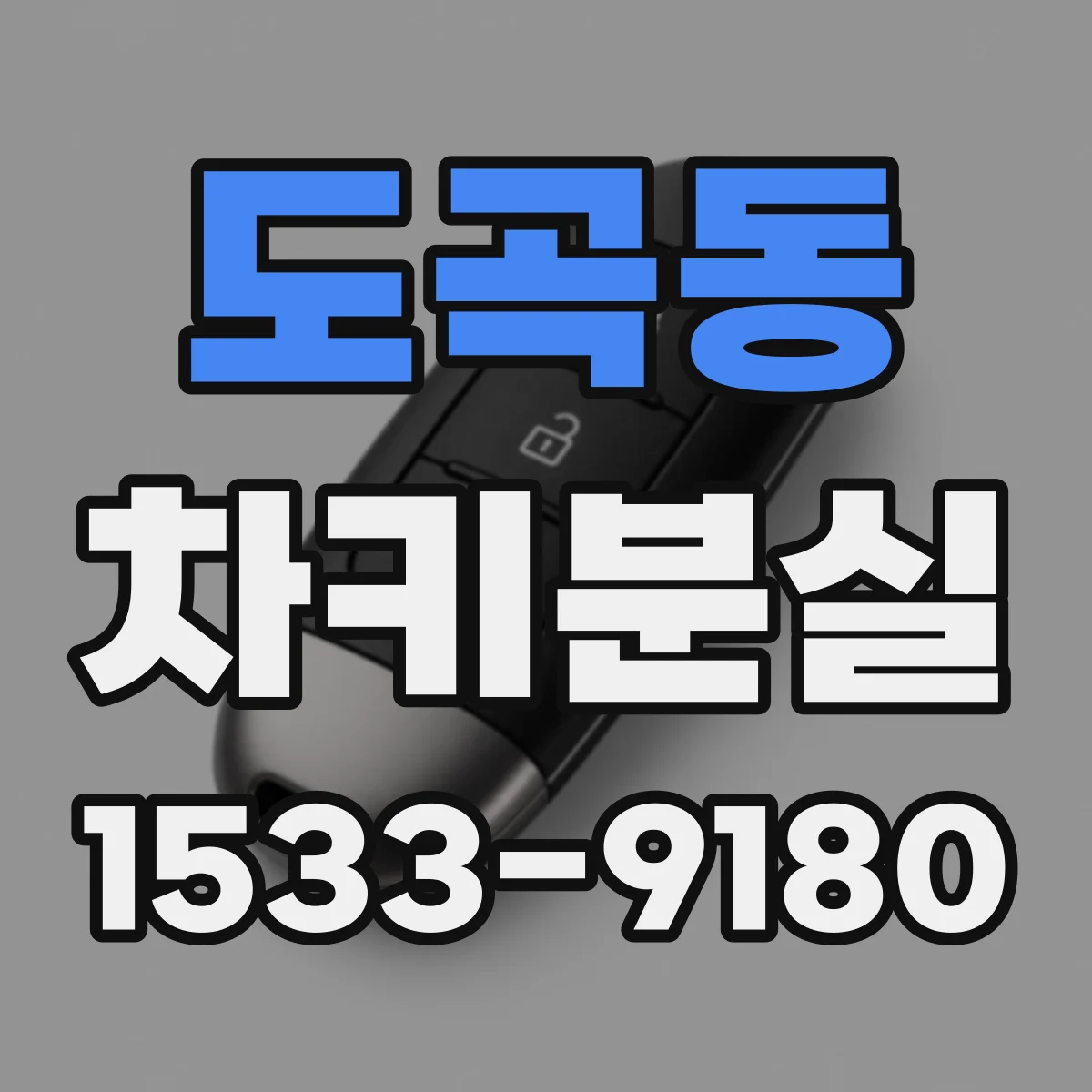 도곡동 차키분실