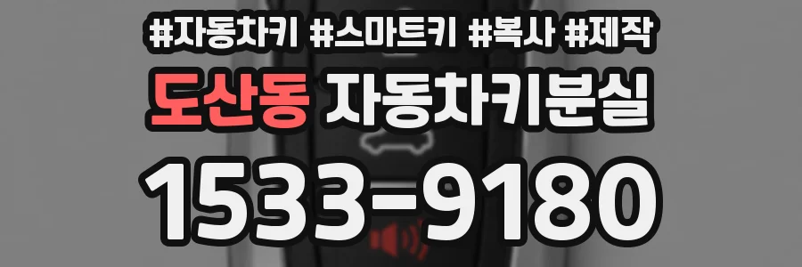 도산동 자동차키분실