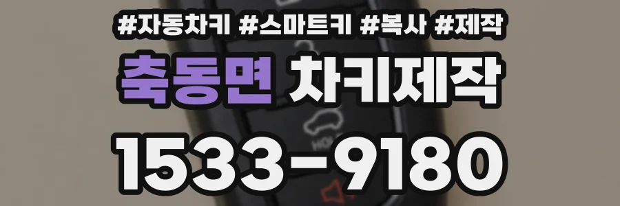 축동면 차키제작