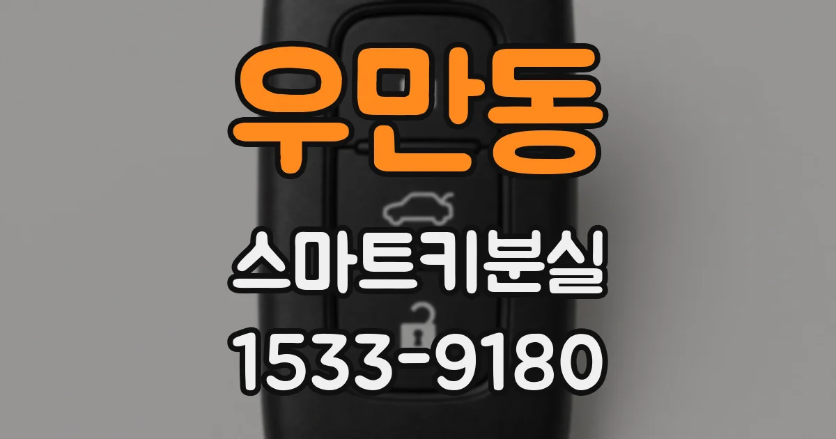 우만동 스마트키분실