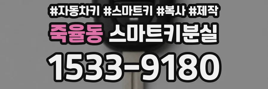 죽율동 스마트키분실