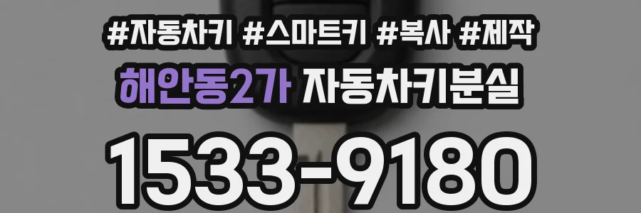 해안동2가 자동차키분실