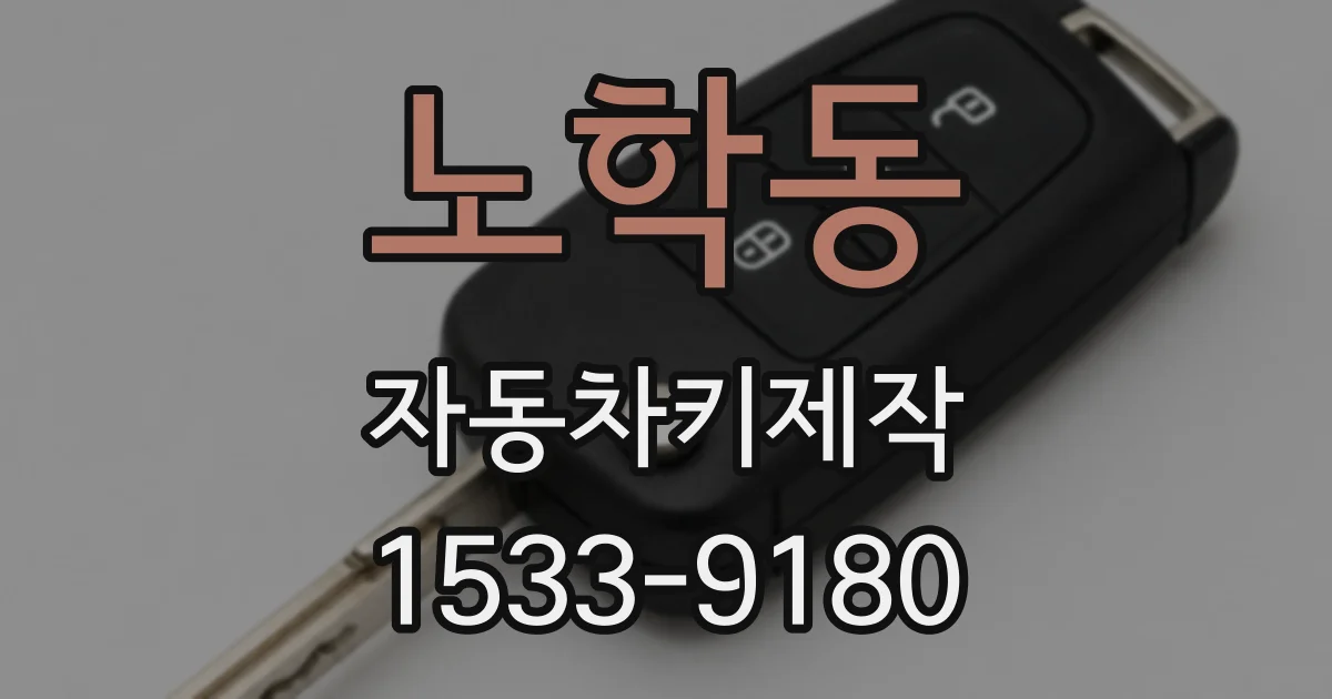 노학동 자동차키제작