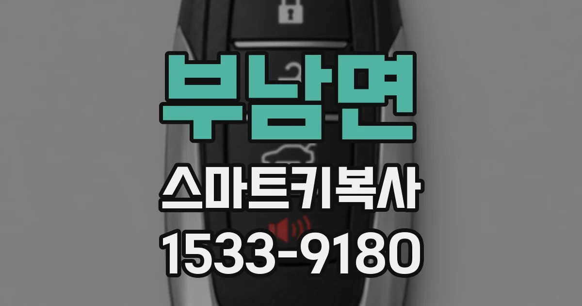 부남면 스마트키복사