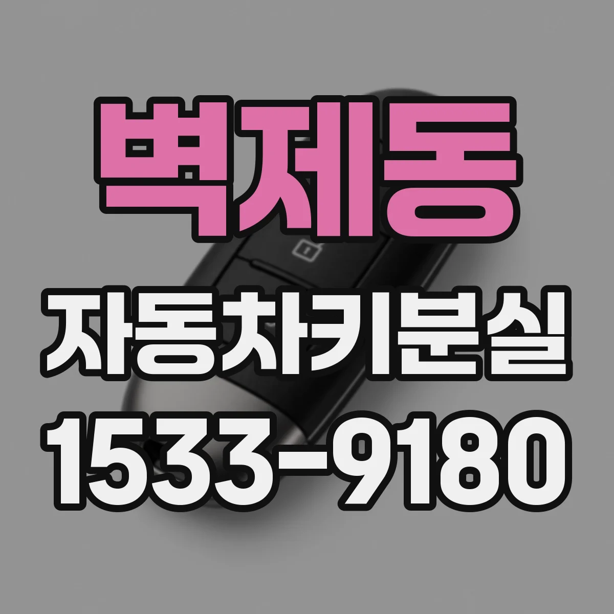 벽제동 자동차키분실