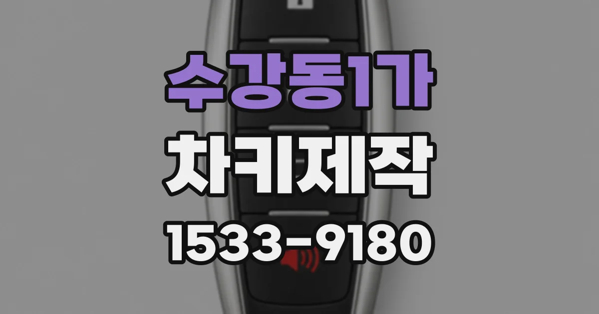 수강동1가 차키제작