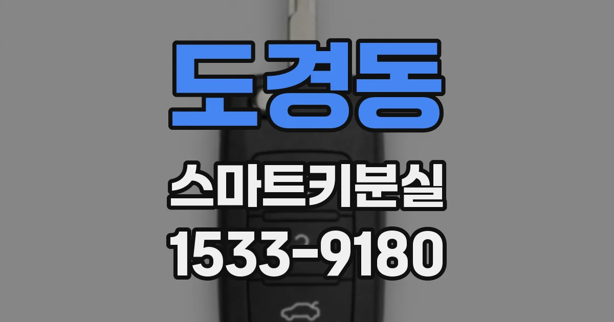 도경동 스마트키분실
