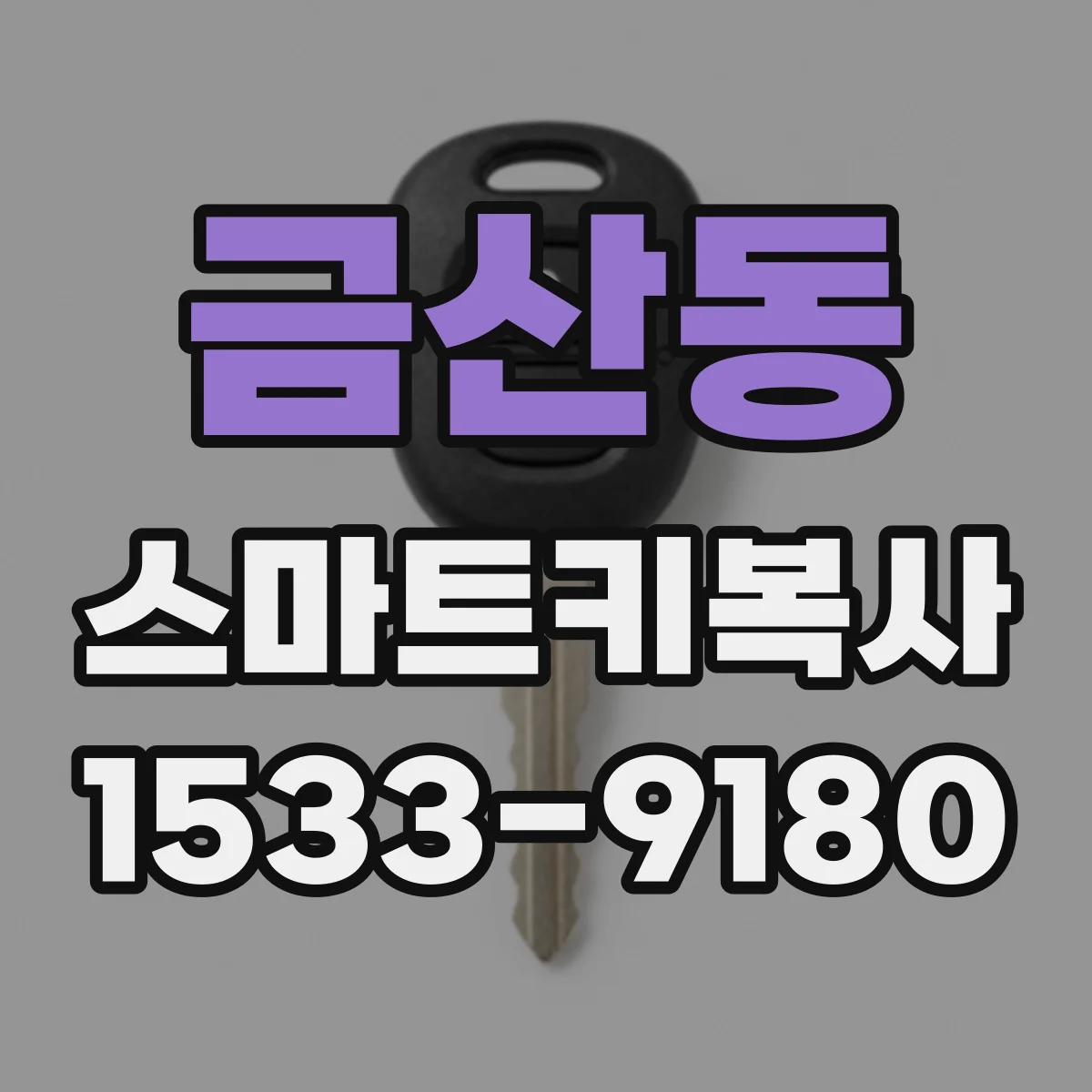 금산동 스마트키복사