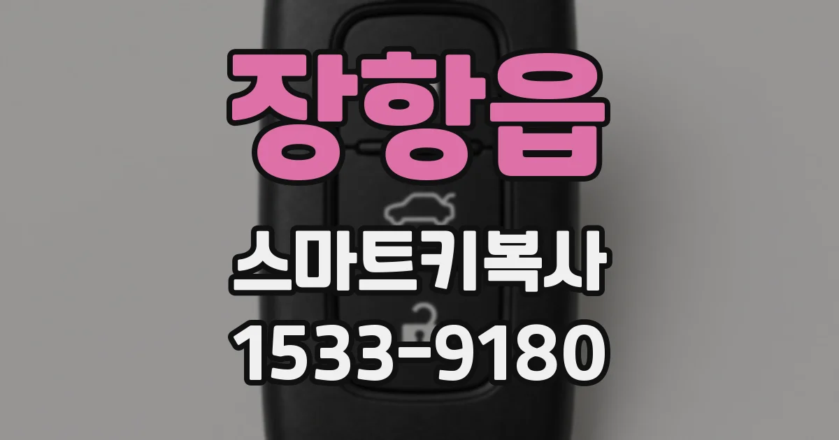 장항읍 스마트키복사