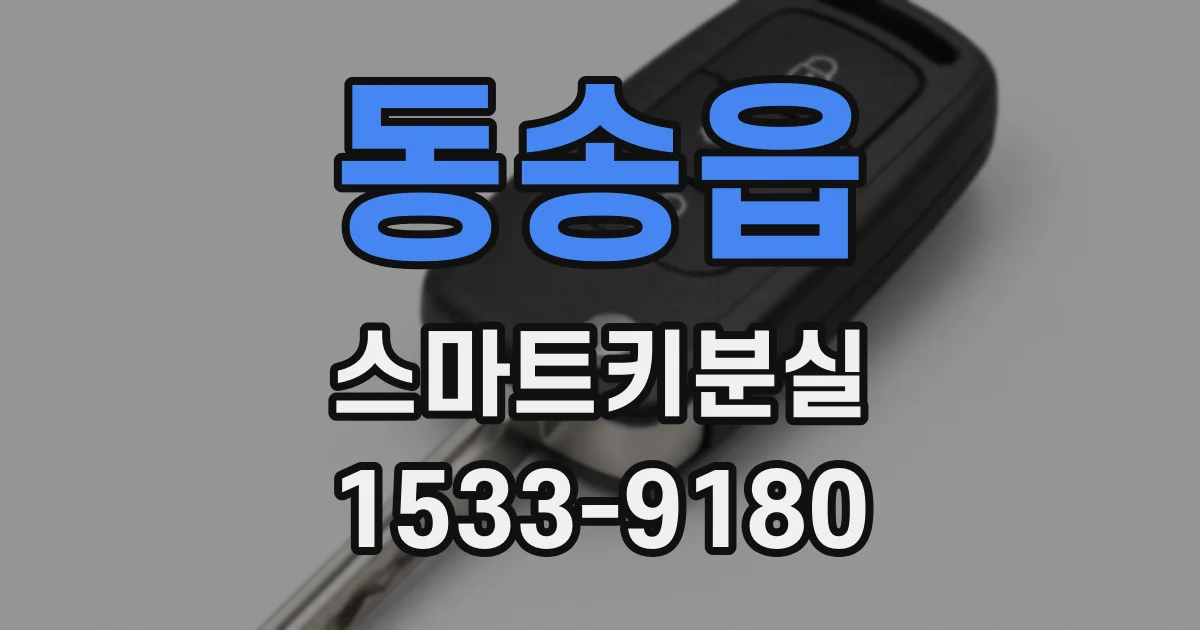 동송읍 스마트키분실