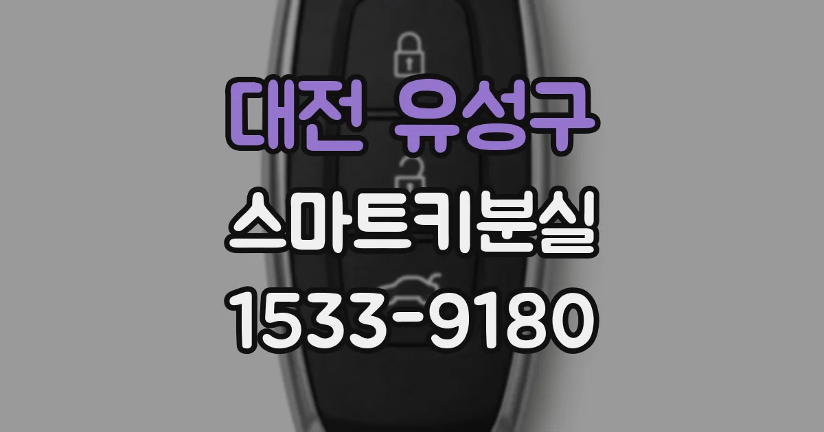 대전 유성구 스마트키분실