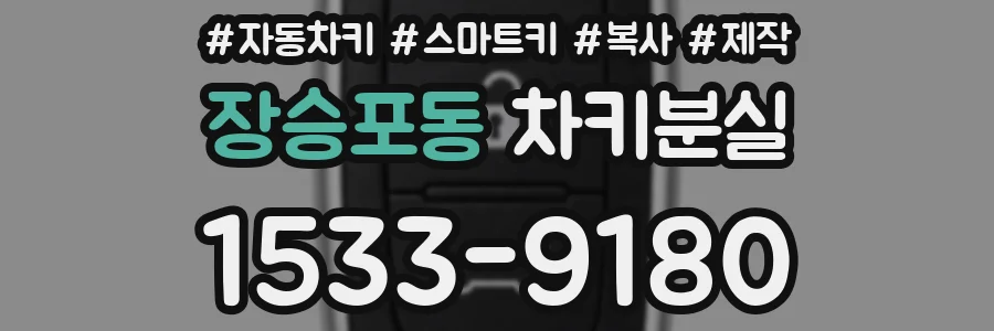 장승포동 차키분실