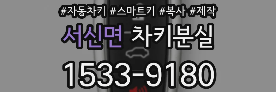 서신면 차키분실
