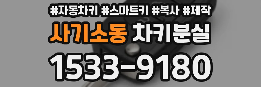 사기소동 차키분실