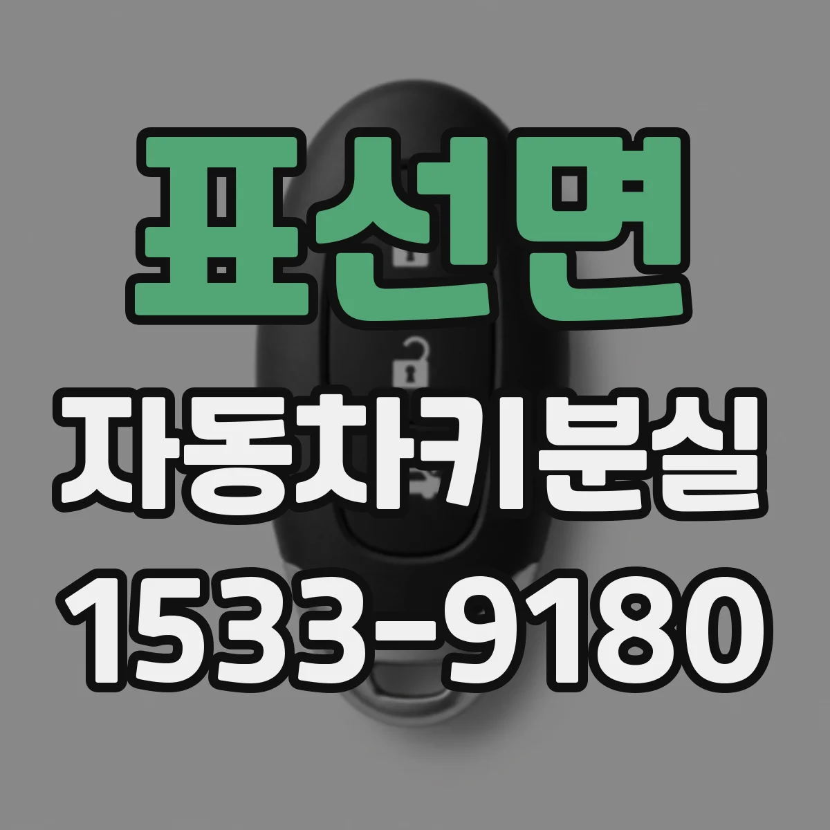 표선면 자동차키분실