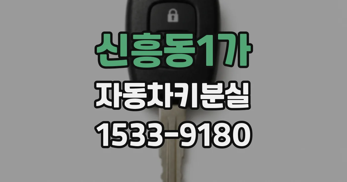 신흥동1가 자동차키분실
