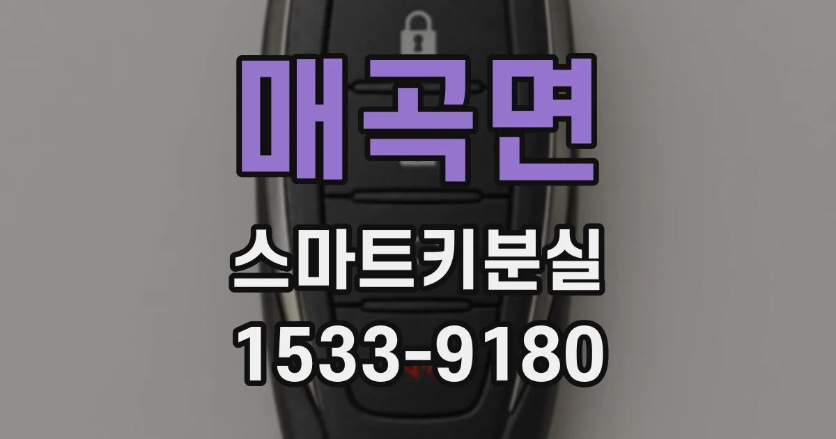 매곡면 스마트키분실