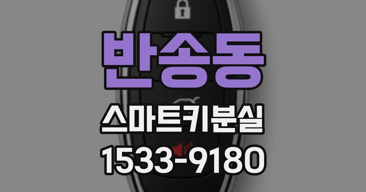 반송동 스마트키분실