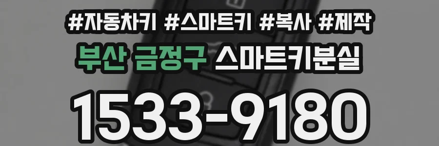 부산 금정구 스마트키분실
