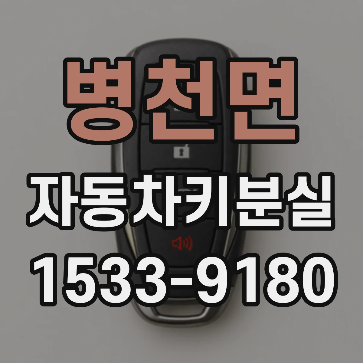 병천면 자동차키분실
