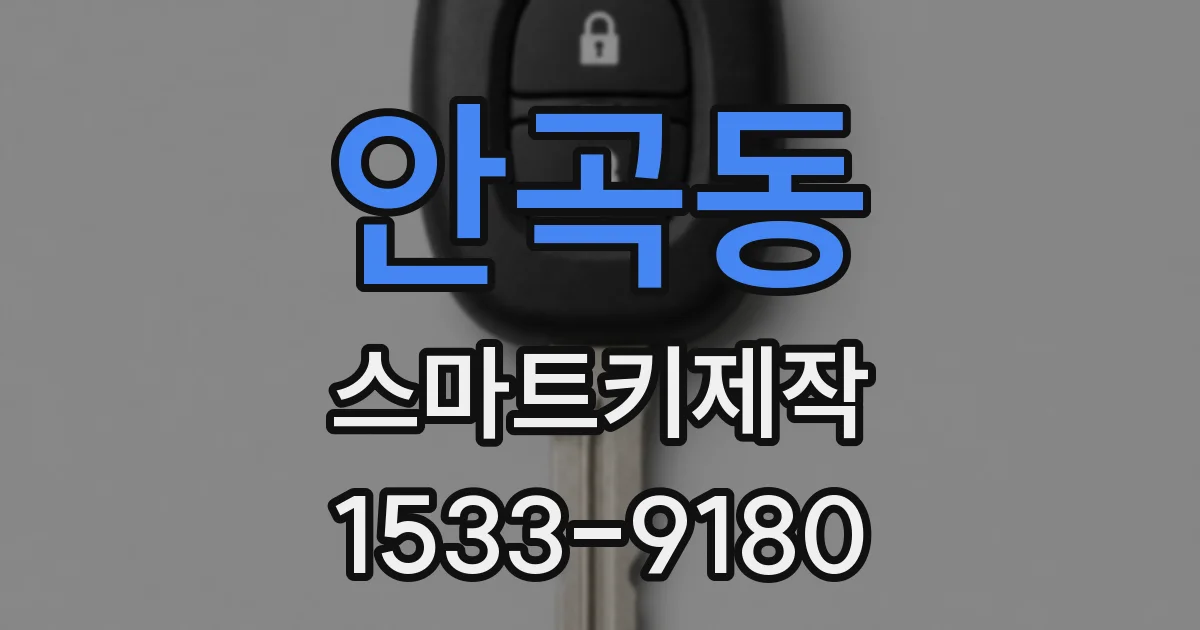 안곡동 스마트키제작