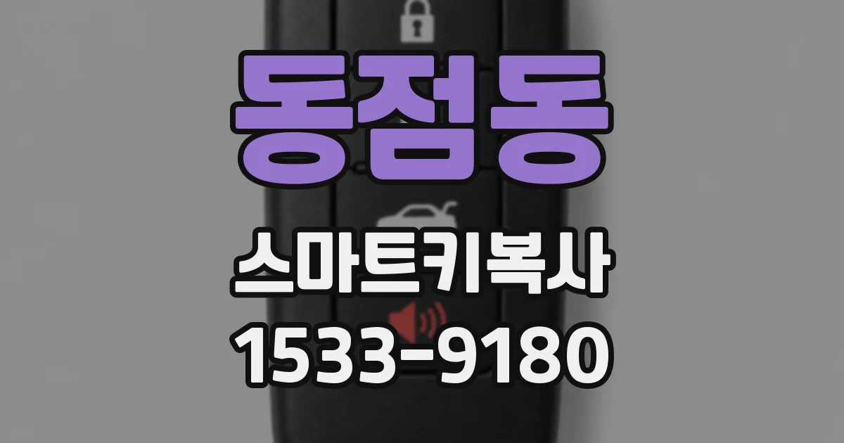 동점동 스마트키복사