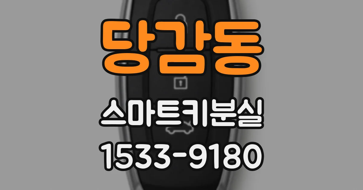 당감동 스마트키분실