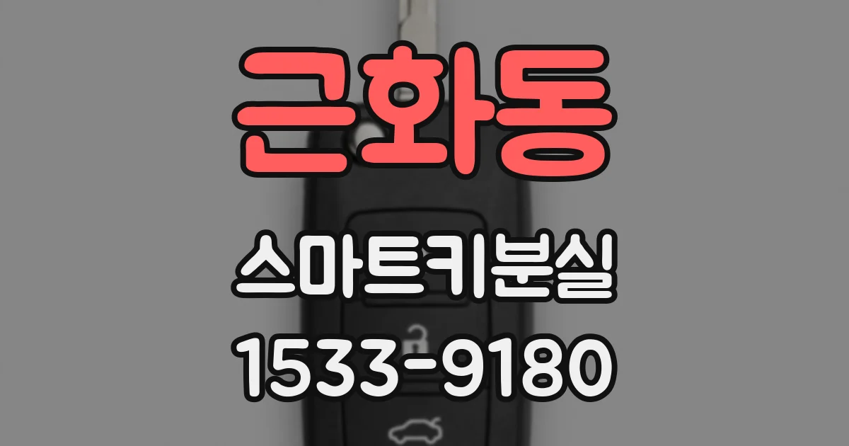 근화동 스마트키분실