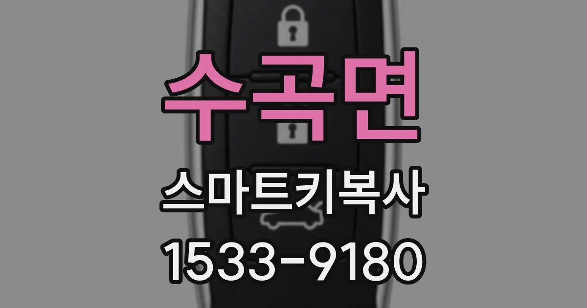 수곡면 스마트키복사