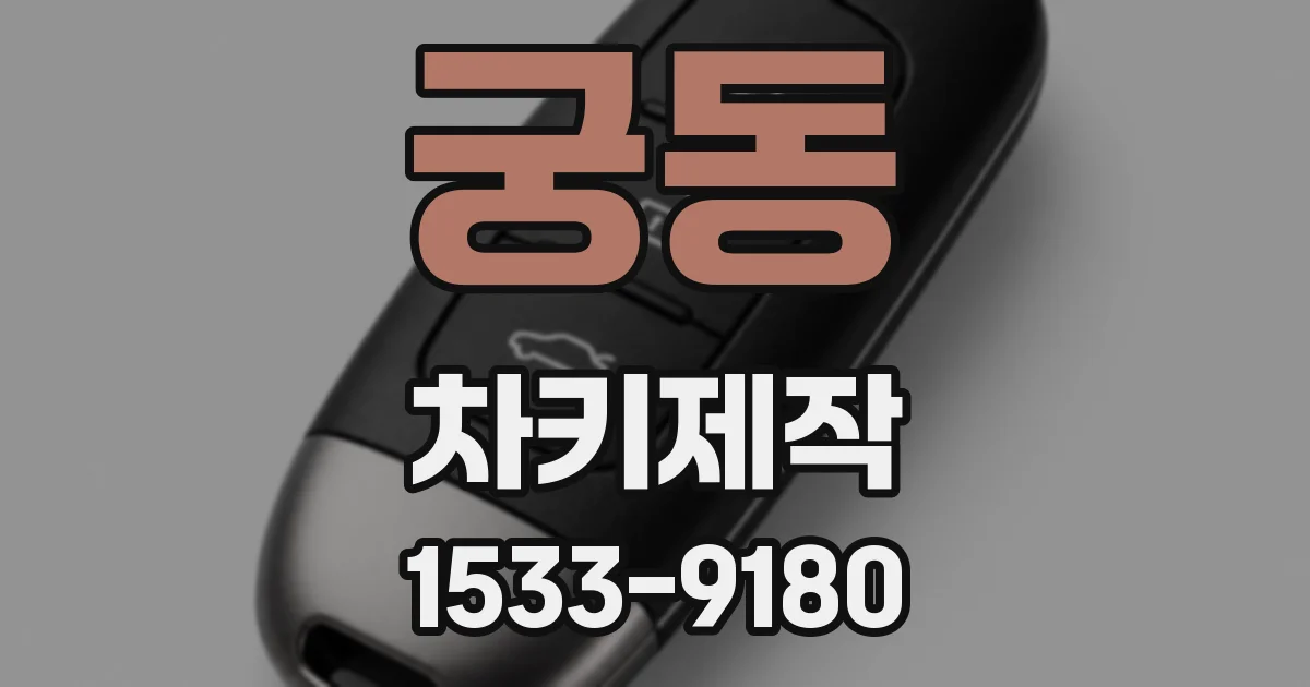 궁동 차키제작