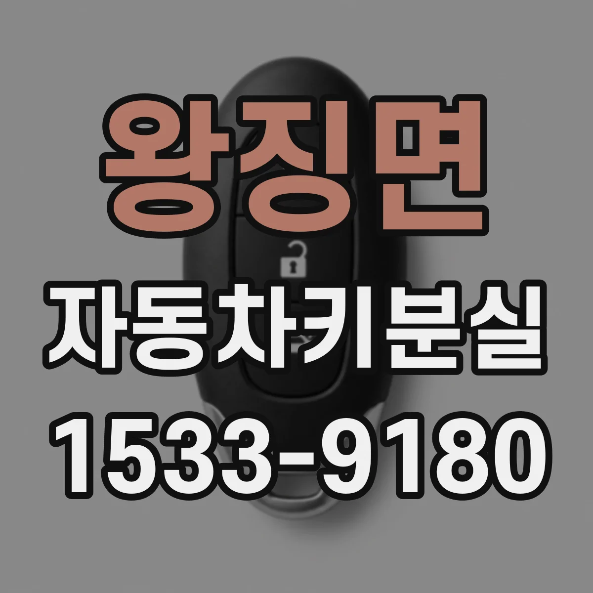 왕징면 자동차키분실