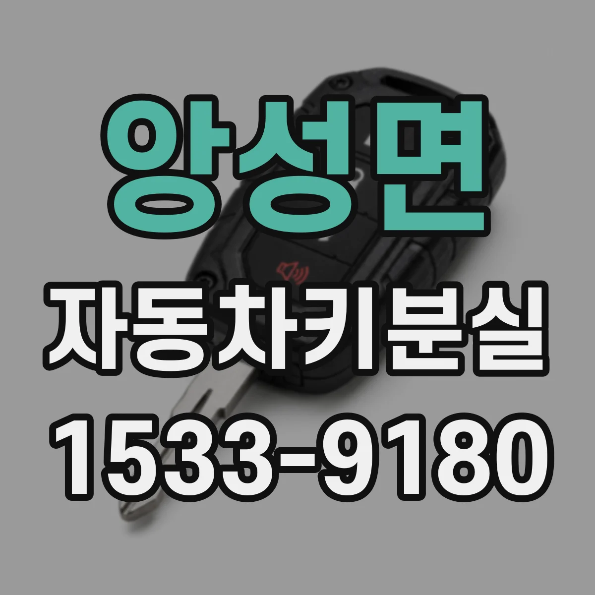 앙성면 자동차키분실