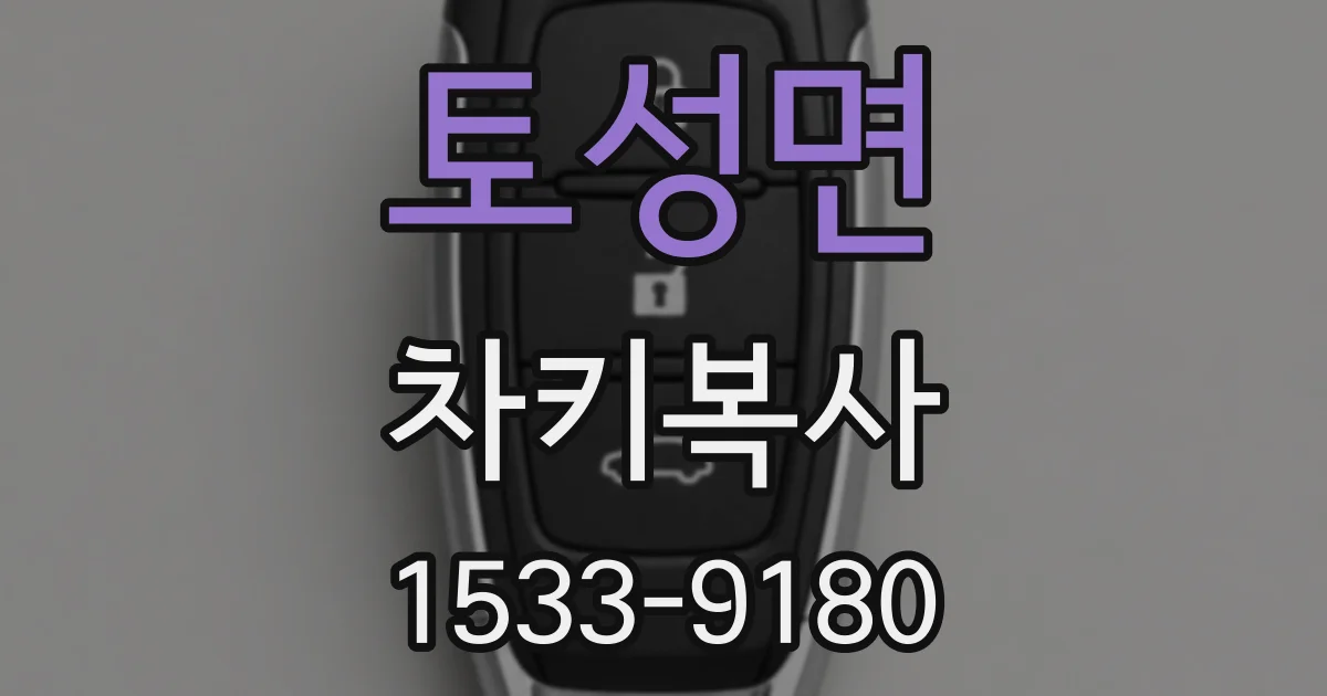 토성면 차키복사