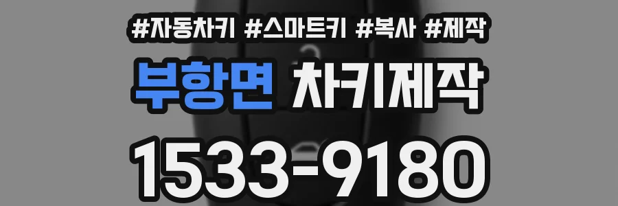 부항면 차키제작