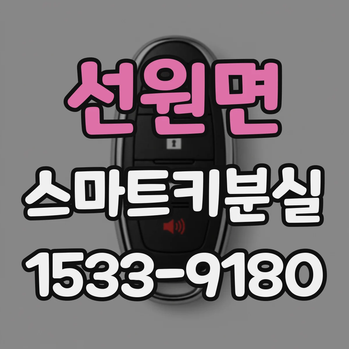 선원면 스마트키분실