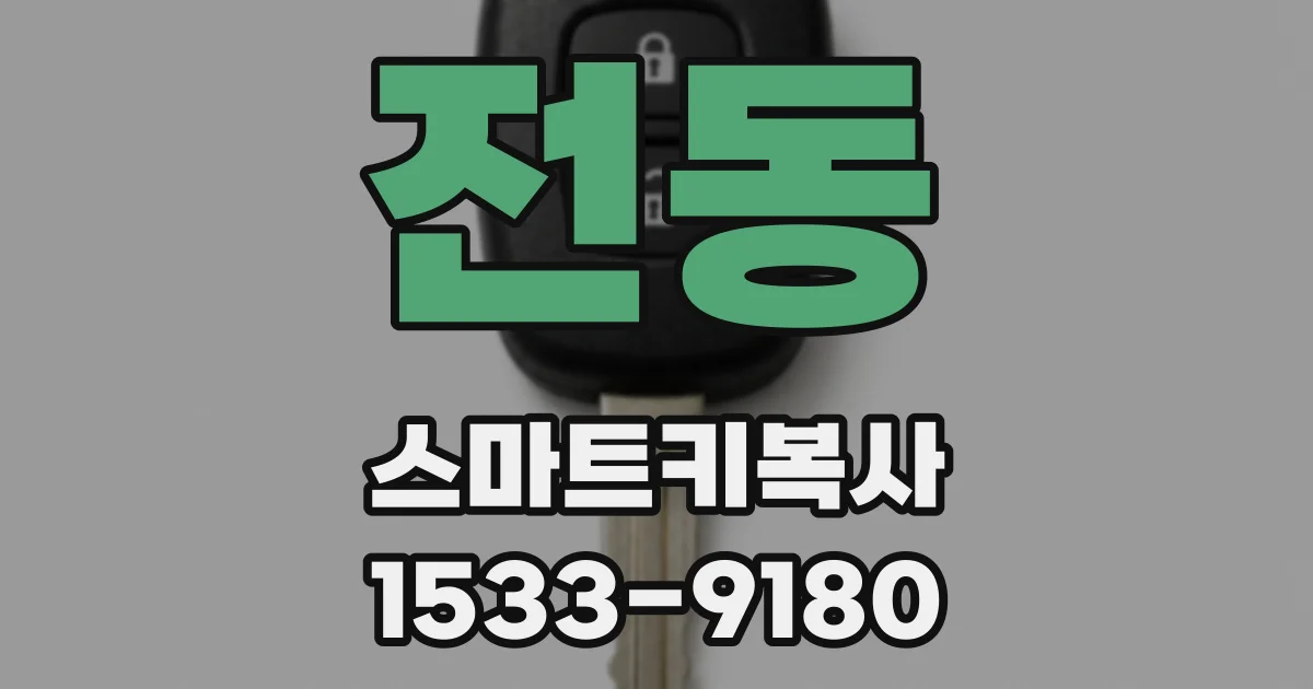 전동 스마트키복사