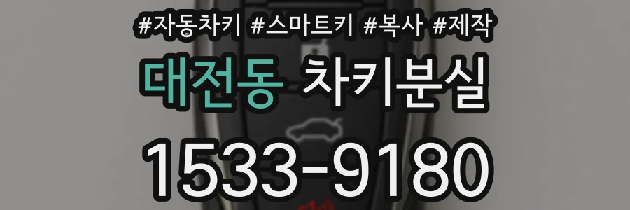 대전동 차키분실