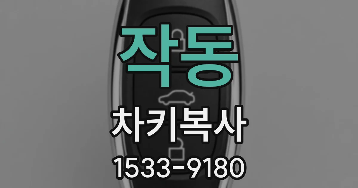 작동 차키복사