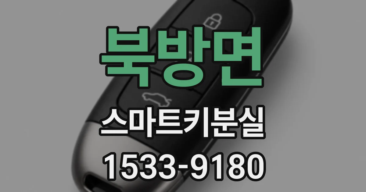 북방면 스마트키분실