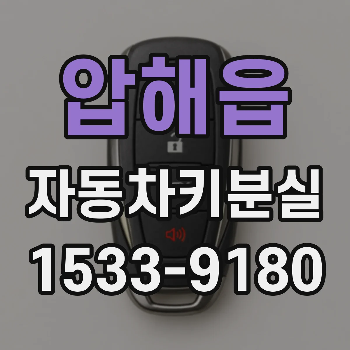 압해읍 자동차키분실