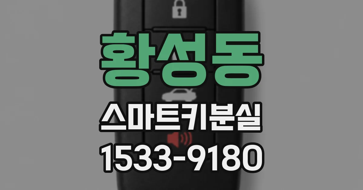 황성동 스마트키분실