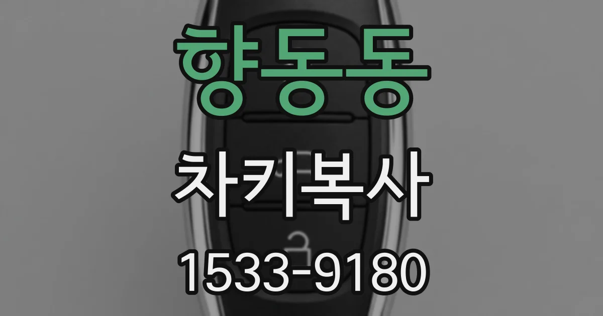 향동동 차키복사