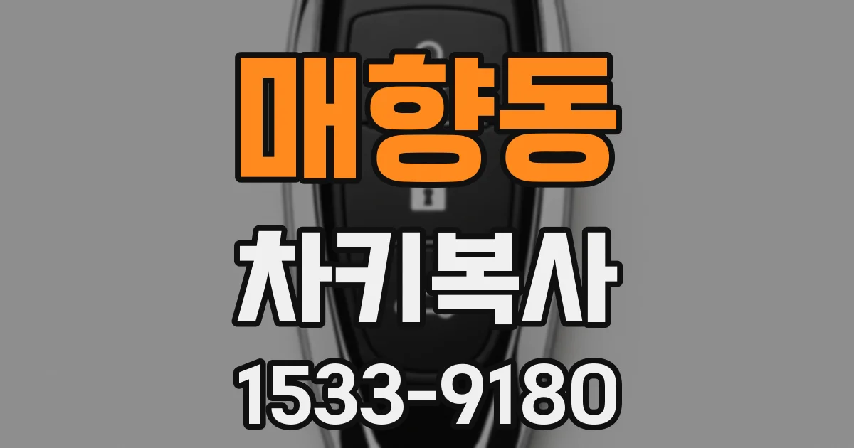 매향동 차키복사