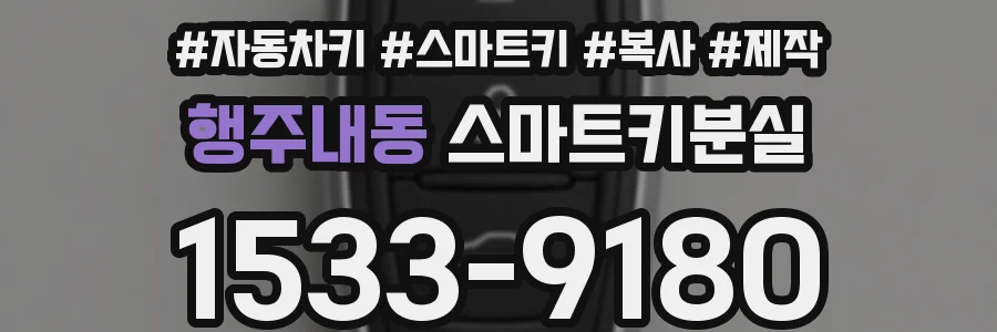 행주내동 스마트키분실