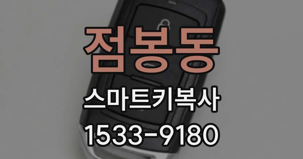 점봉동 스마트키복사