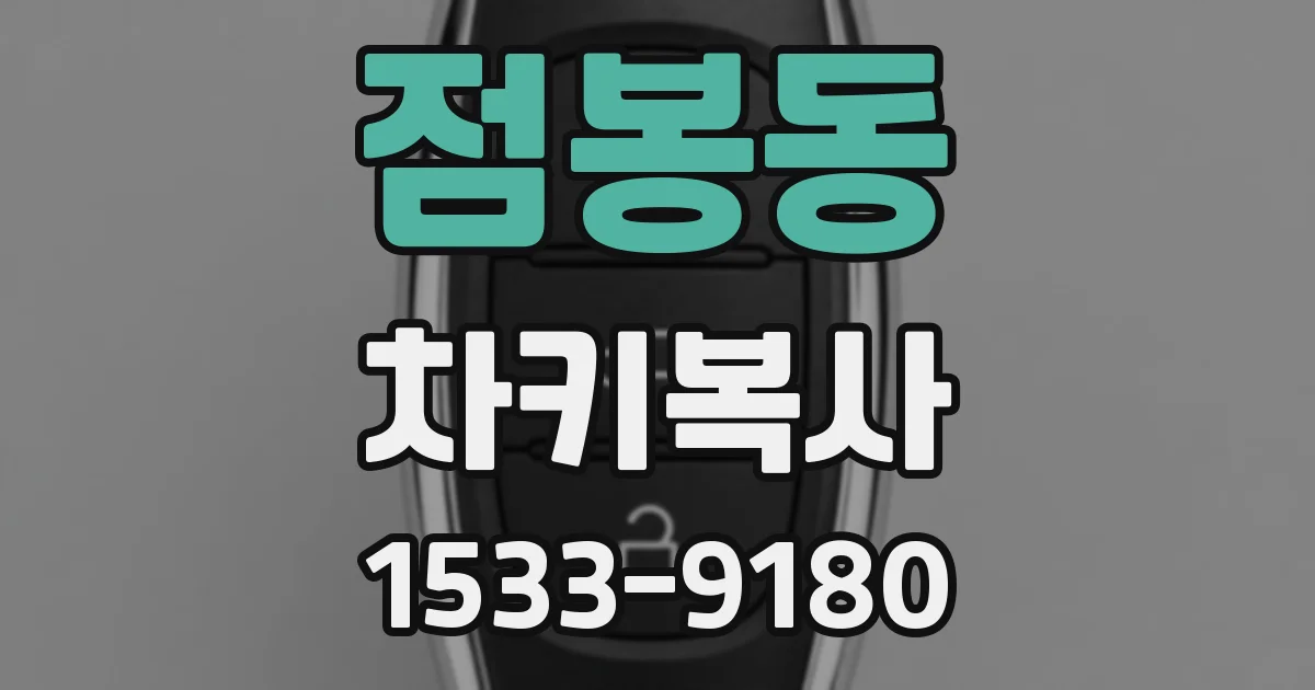 점봉동 차키복사