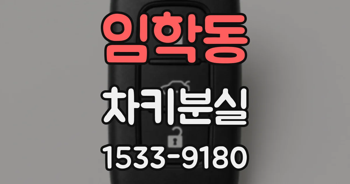 임학동 차키분실