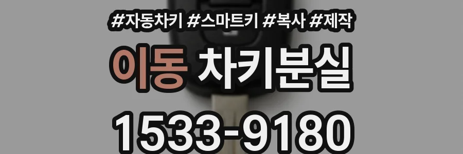 이동 차키분실