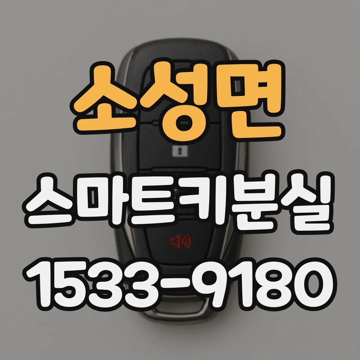 소성면 스마트키분실